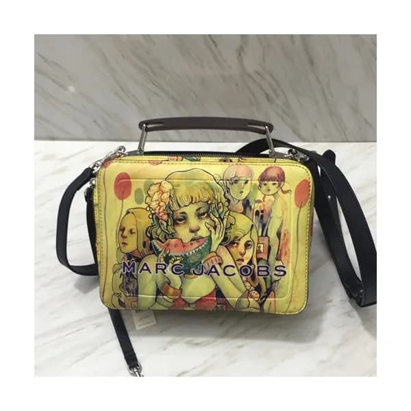 Mark Jacobs 2019 Leather Women Box Tote Shoulder B… - 1