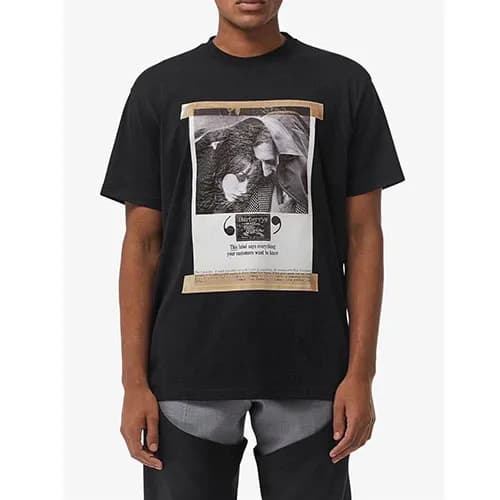 Burberry 2019 Mens Logo Polo Cotton Short Sleeved … - 1