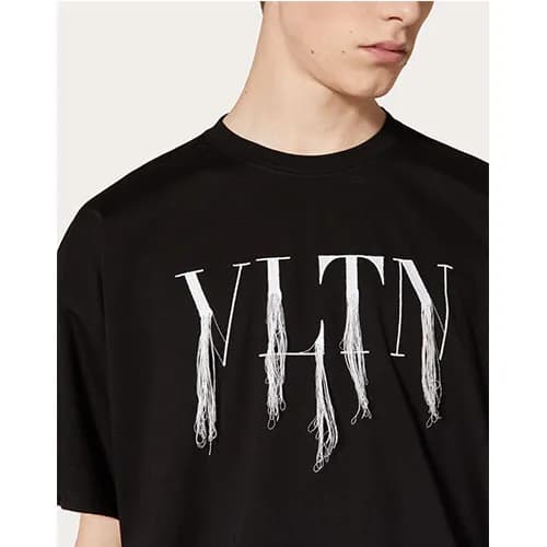 Valentino 2019 Mm/WmCrew -neck Cotton Short Sleeve… - 1