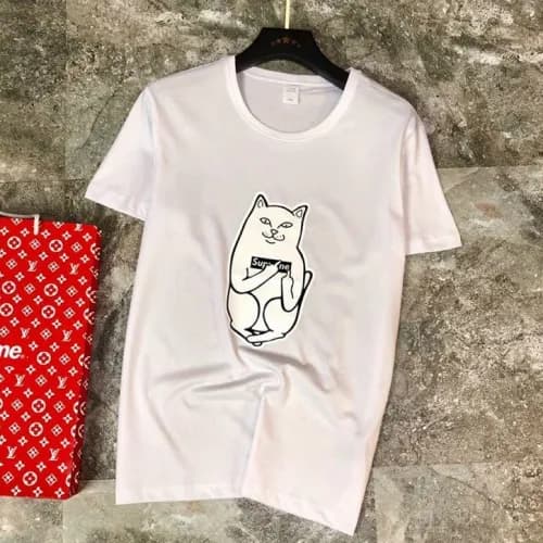Supreme 2019 Mens Logo Cotton Short Sleeved Tshirt… - 1