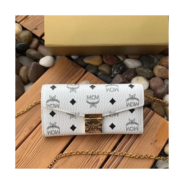 MCM 2019 Visetos Wallet Chain Shoulder Cross Bag,1… - 1
