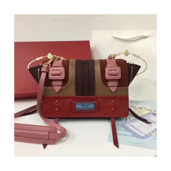 Prada 2019 Etiquette Shoulder Bag,24cm - 프라다 2019 … - 1