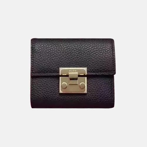 Gucci 2019 Padlock Leather Wallet,453155 - 구찌 패드락 … - 1