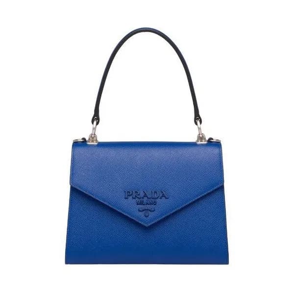 Prada 2019 Monochrome Chain Tote Shoulder Bag,24cm… - 1