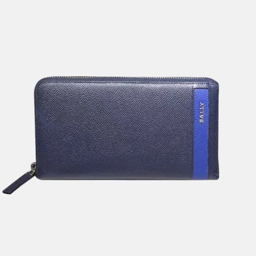 Bally 2019 Mens Leather Zip Round Wallet - 발리 남성용 … - 1