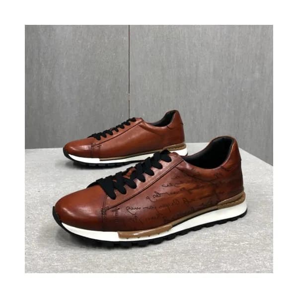 Berluti 2019 Mens Leather Sneakers - 벨루티 2019 남성용… - 1