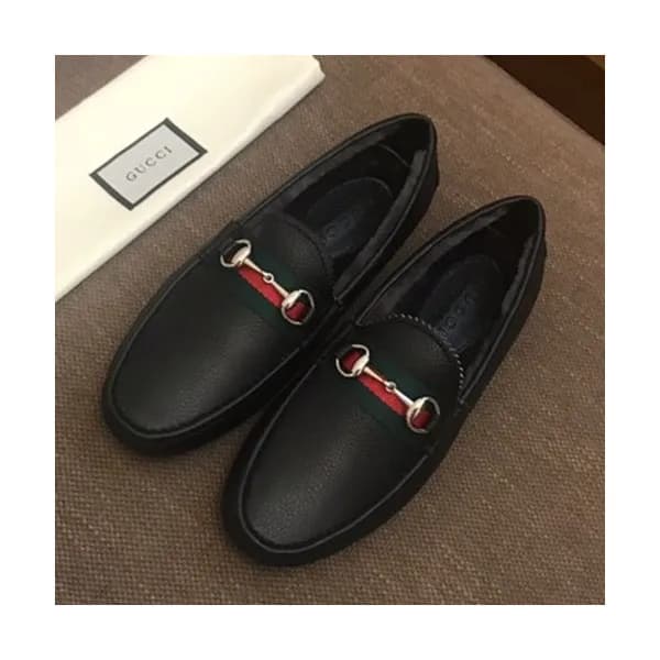 Gucci 2019 Mens Leather Wool Loafer - 구찌 2019 남성용 … - 1