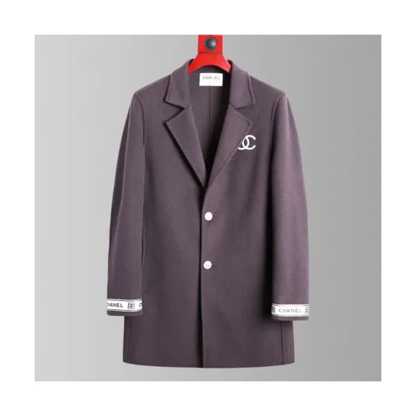 Chanel 2019 Mens CC Logo Cashmere Suit Jacket - 샤넬… - 1