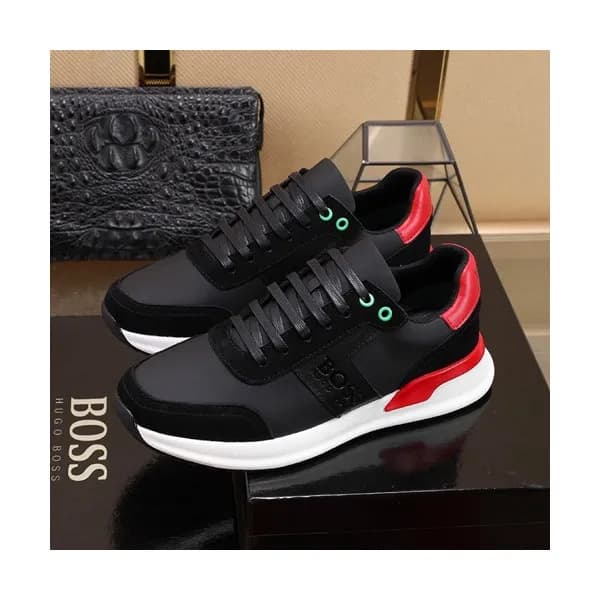 Hugo Boss 2019 Mens Leather Running Shoes - 휴고보스 2… - 1
