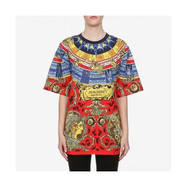 [모스키노]Moschino 2019 Mm/Wm Logo Silket Short Sleeve… - 1
