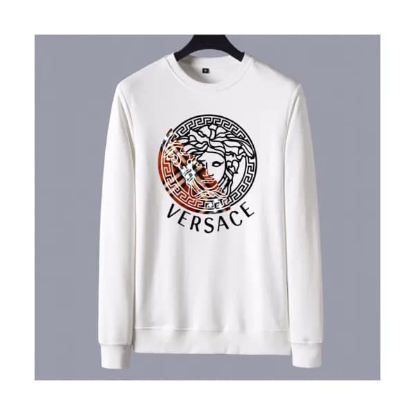Versace 2020 Mens Medusa Crew-neck Silket Tshirts … - 1