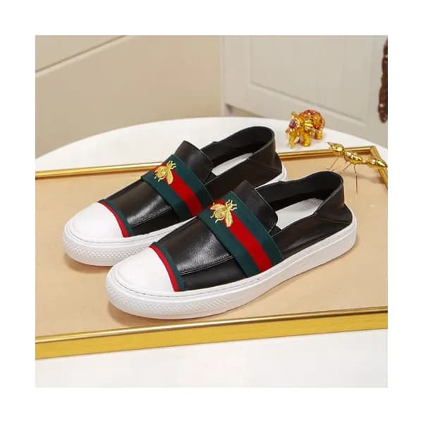 Gucci 2020 Mens Leather Sneakers - 구찌 2020 남성용 레더… - 1