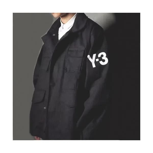 [요지야마모토]Y-3 2020 Mens Logo Casual Denim Jackets - … - 1