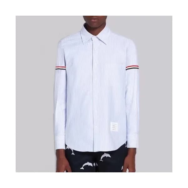 [톰브라운]Thom Browne 2020 Mens Strap Cotton Tshirts -… - 1
