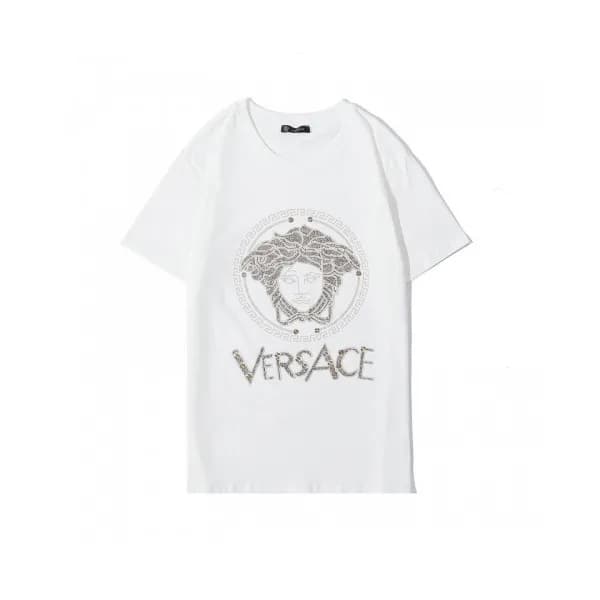 [베르사체]Versace 2020 Mens Logo Silket Short Sleeved … - 1