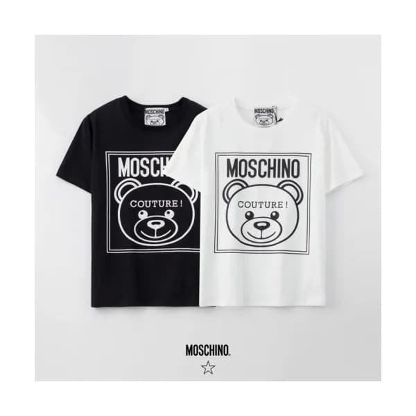 [모스키노]Moschino 2020 Mm/Wm Logo Cotton Short Sleeve… - 1