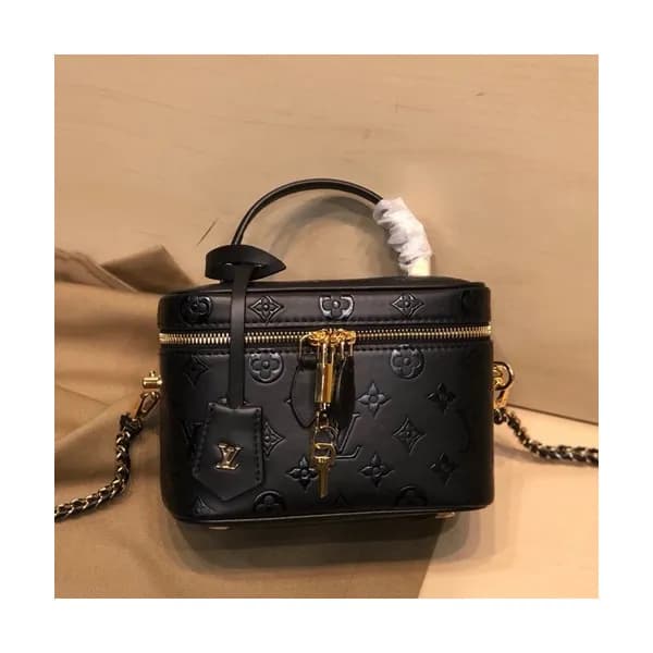 Louis Vuitton 2020 Leather Tote Shoulder Bag,19cm … - 1