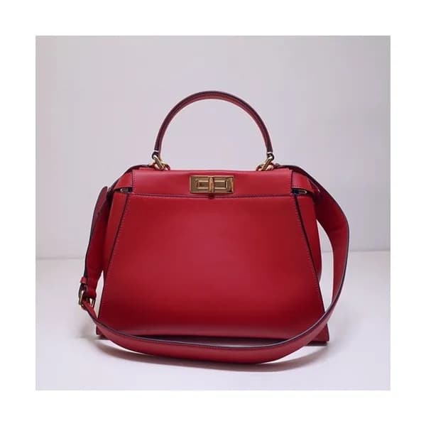 Fendi 2020 Leather Tote Shoulder Bag ,33CM - 펜디 20… - 1