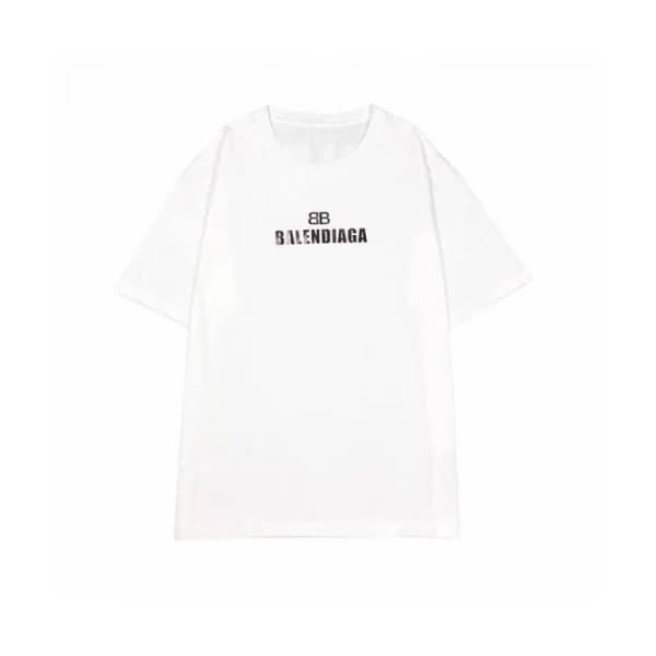 [발렌시아가]Balenciaga 2020 Mm/Wm Logo Cotton Short Sle… - 1