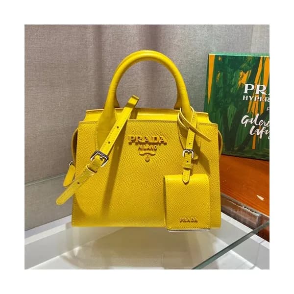 Prada 2020 Leather Tote Shoulder Bag,22CM - 프라다 20… - 1
