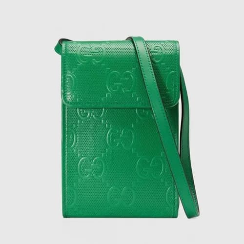 Gucci 2020 Leather Phone Bag Shoulder Bag,18CM - 구… - 1