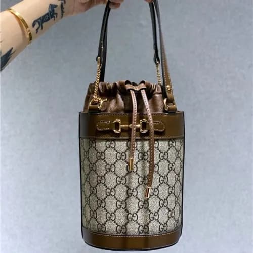 [구찌]Gucci 2020 Custom Leather 1955 Horsebit Should… - 1
