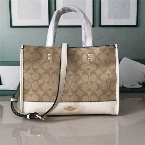 [코치] Coach 2020 Women's Leather Tote Shoulder …