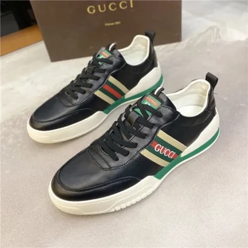 Gucci 2020 Men's Leather Sneakers - 구찌 2020 남성… - 1
