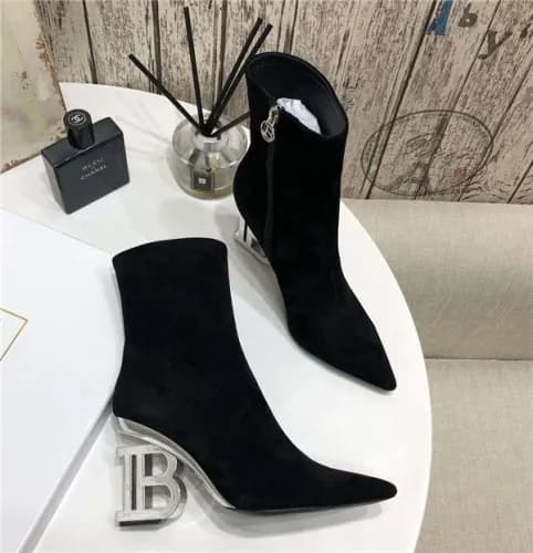 Balmain 2020 Women's Leather Ankle Boots - 발망 … - 1