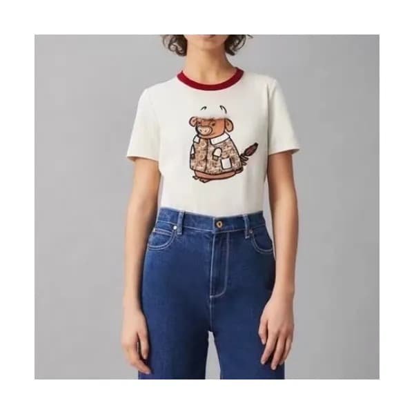 Tory Burch Womens Classic Tshirts - 토리버치 2021 여성 반… - 1
