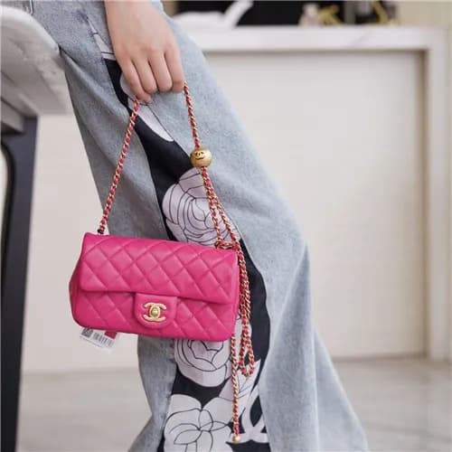 [럭셔리한]Chanel 2021 Women's Classic Flap Glod Ba… - 1