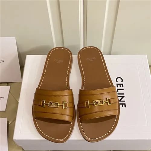 Celine 2021 Women's Leather Slipper,CELS0018 -… - 1