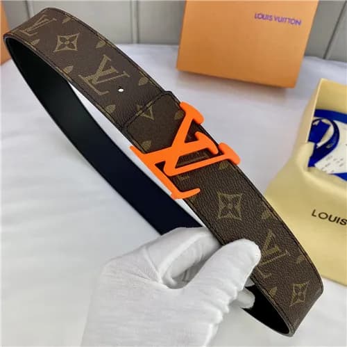 Louis Vuitton 2021 Men's Leather Belt,4.0cm,LO… - 1
