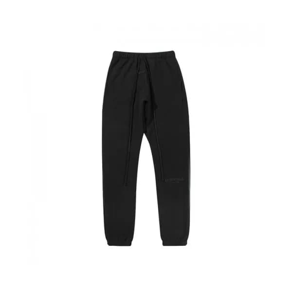 Fear of god Mens Logo Modern Casual Pants Black -…