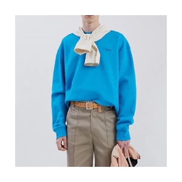 ADER Mm/Wm Minimal Cotton Tshirts Blue - ADER 202… - 1