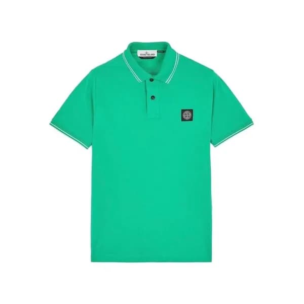 스톤아일랜드 남성 그린 폴로 반팔티 - Mens Green Tshirts - sto0457… - 1