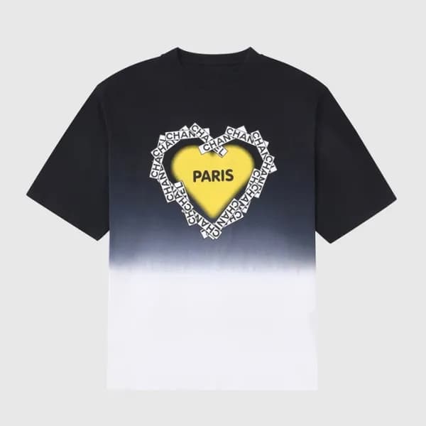 샤넬 여성 크루넥 블랙 반팔티 - Womens Black Tshirts - chl0876x - 1