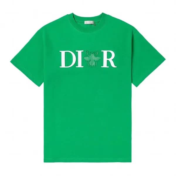 디올 남성 크루넥 그린 반팔티 - Mens Green Tshirts - dio01770x - 1
