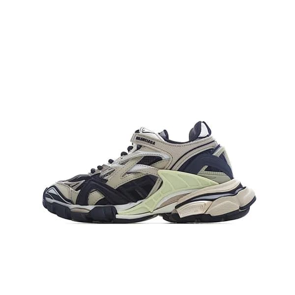 발렌시아가 남/녀 Track 베이지 스니커즈 - Unisex Beige Sneakers -… - 1
