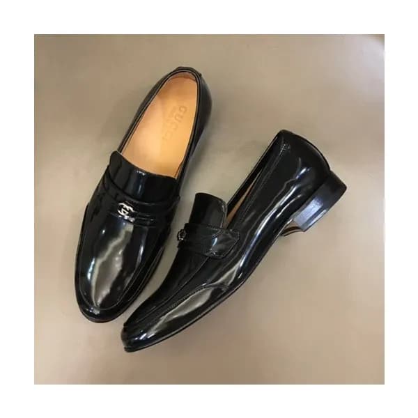구찌 남성 모던 블랙 로퍼 - Mens Black Loafer - guc04923x - 1
