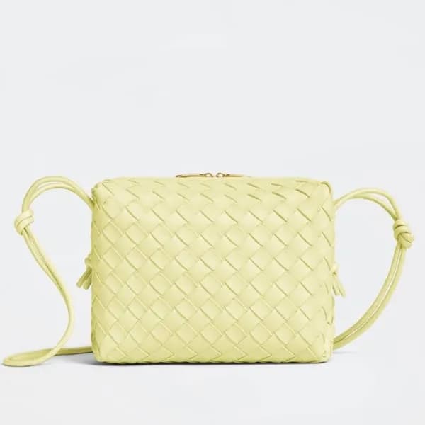 보테가베네타 여성 클래식 옐로우 크로스백 - Bottega Veneta Womens Yel… - 1