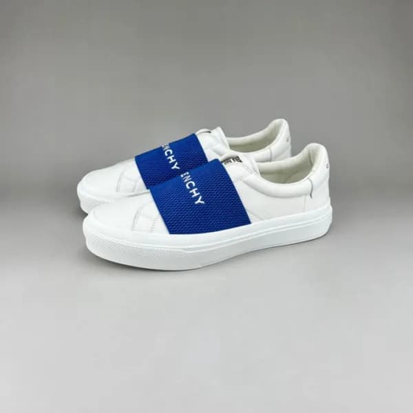 지방시 남/녀 클래식 화이트 스니커즈 - Unisex White Sneakers - giv… - 1