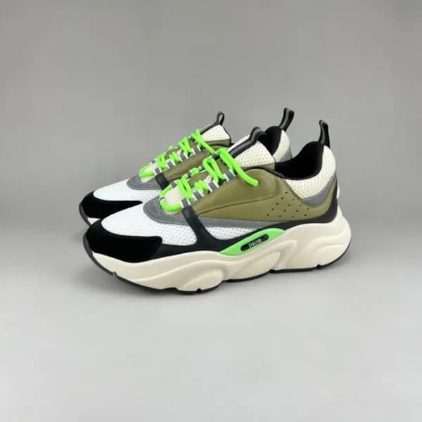 디올 남성 캐쥬얼 그린 스니커즈 - Mens Green Sneakers - dio01963… - 1
