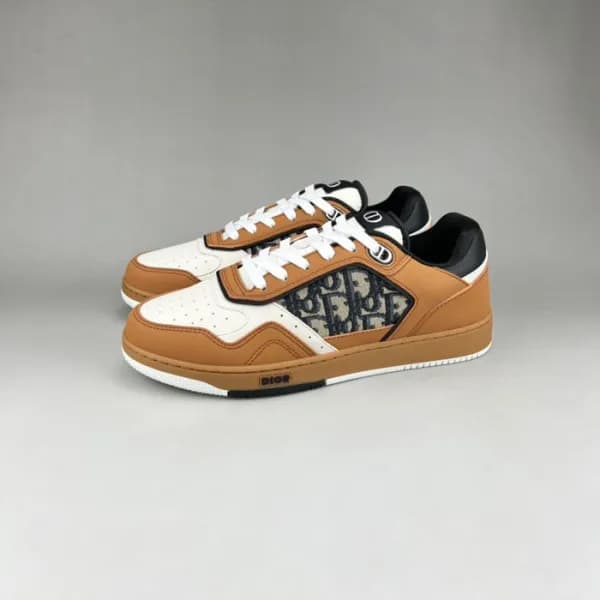 디올 남/녀 캐쥬얼 카멜 스니커즈 - Unisex Camel Sneakers - dio02… - 1