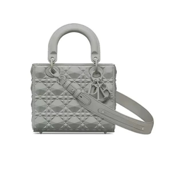 디올 여성 그레이 다이아몬드 레이디백 - Womens Gray Lady Bag - dio2… - 1