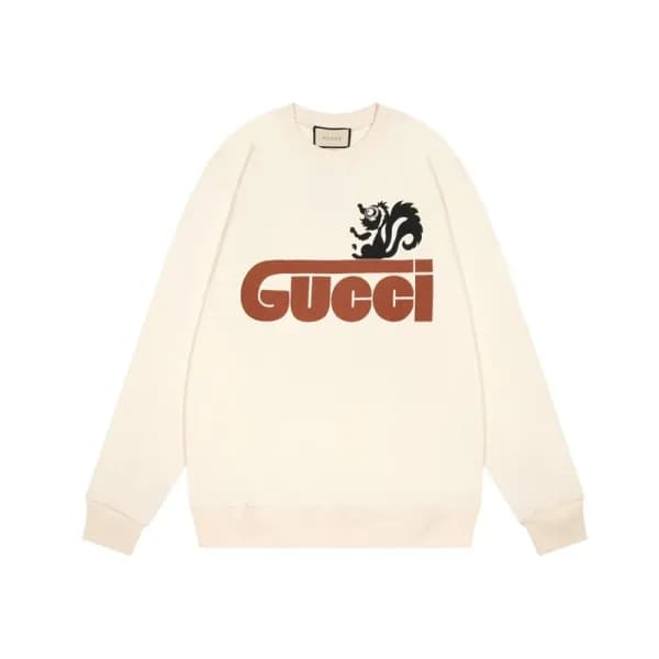 구찌 남성 캐쥬얼 아이보리 맨투맨 - Gucci Mens Ivory Tshirts - Gu… - 1