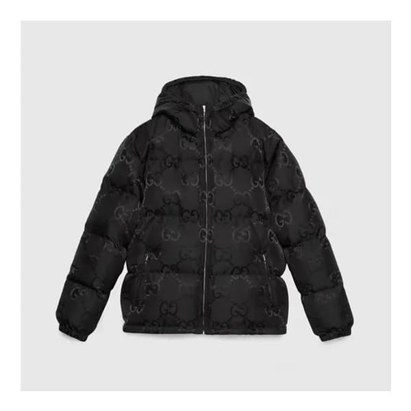 구찌 남/녀 덕다운 블랙 패딩 - Gucci Unisex Black Padding - gu… - 1