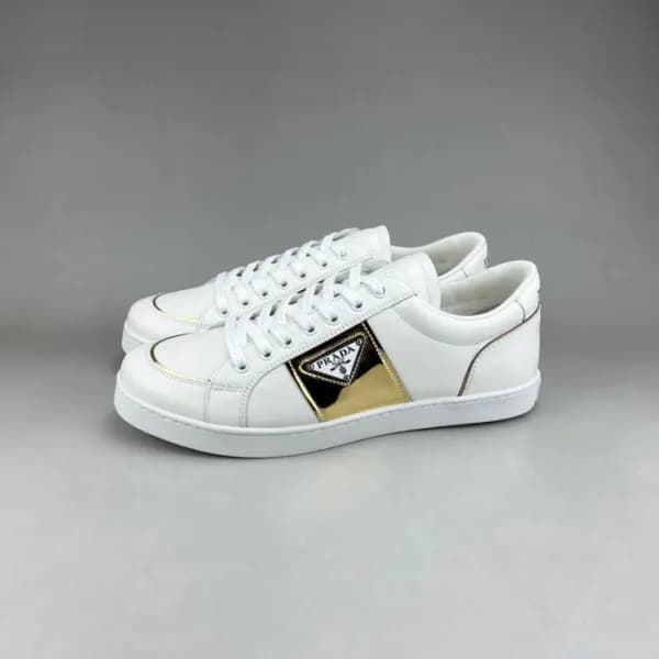 프라다 남성 화이트 스니커즈 - Prada Mens White Sneakers - pr02… - 1