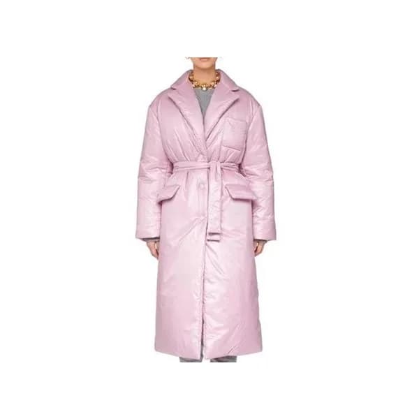 미우미우 여성 핑크 구스다운 롱패딩 - Miumiu Womens Pink Padding -… - 1