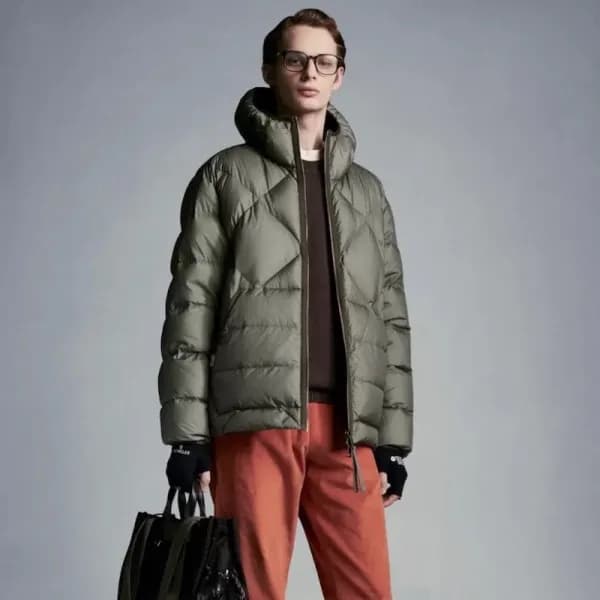 몽클레어 남성 구스다운 카키 패딩 - Moncler Mens Khaki Padding - … - 1